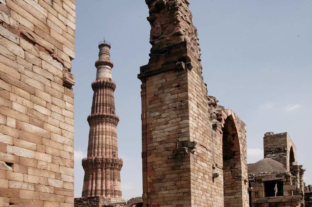 Minarete Qutab Minar en la India