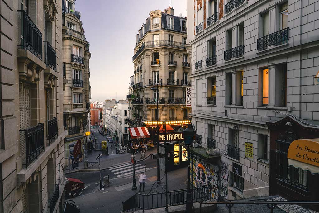 Calles del centro de París