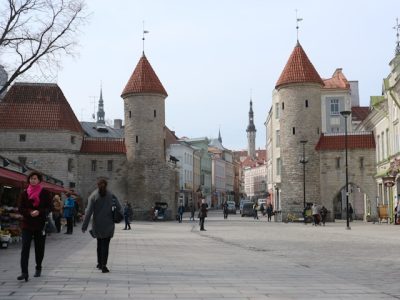 El casco histórico medieval de Tallin