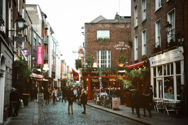 Visita la zona de Temple bar en tu viaje a Dublín