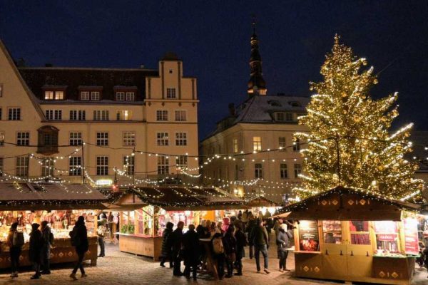 El mercado de Navidad de Tallin una buena opción para tu viaje navideño en diciembre