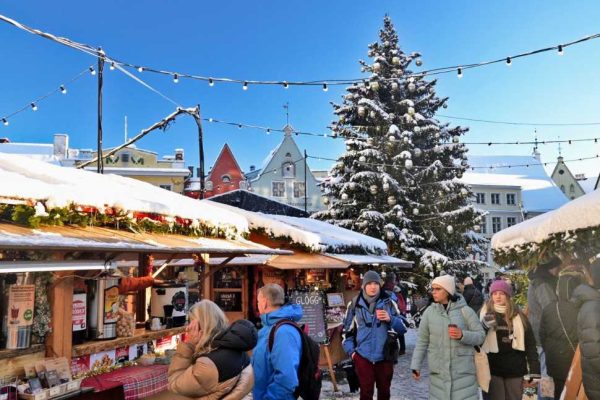 El mercado de Navidad de Tallin una buena opción para tu viaje navideño en diciembre